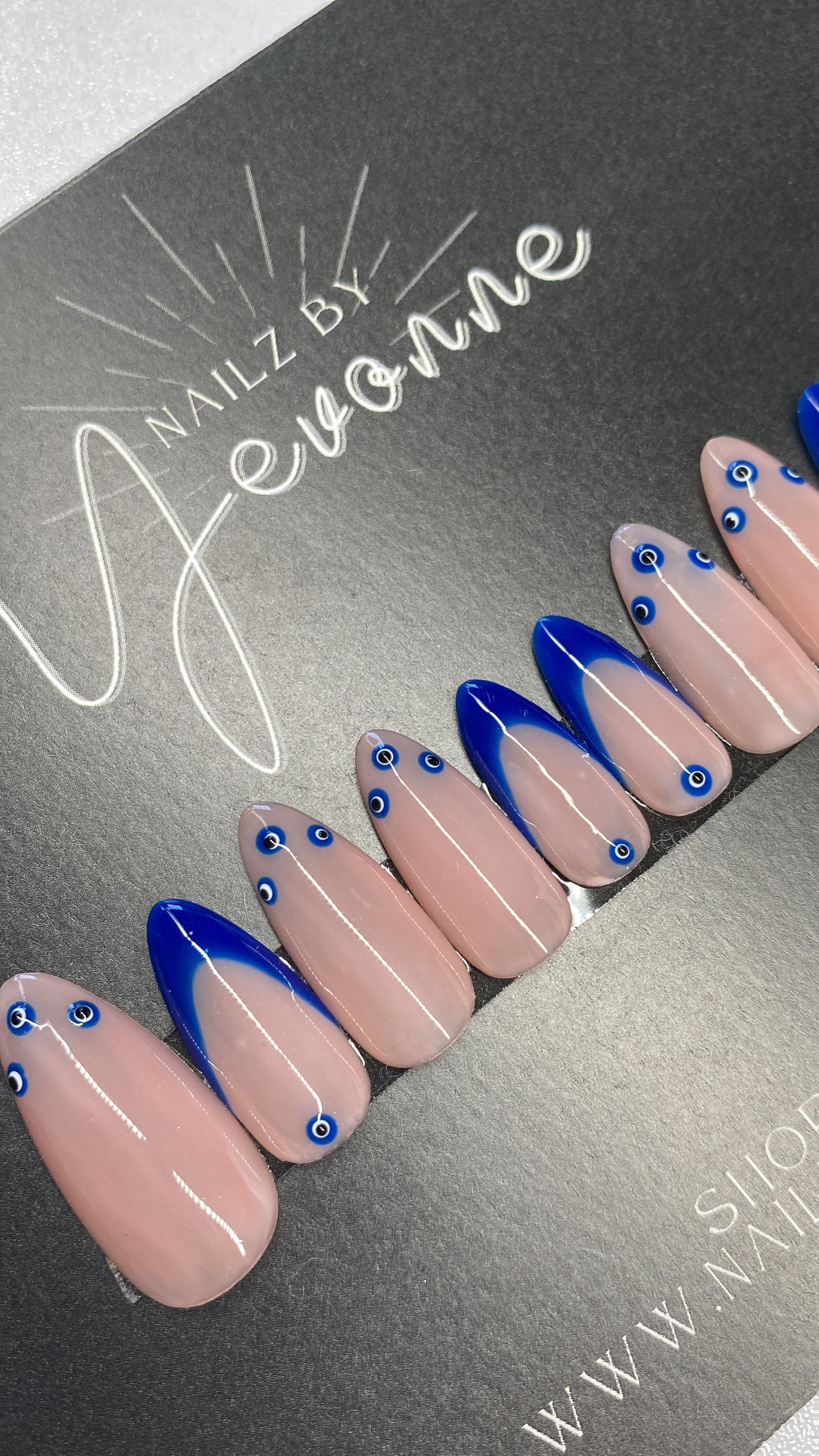 French Blue Evil Eye