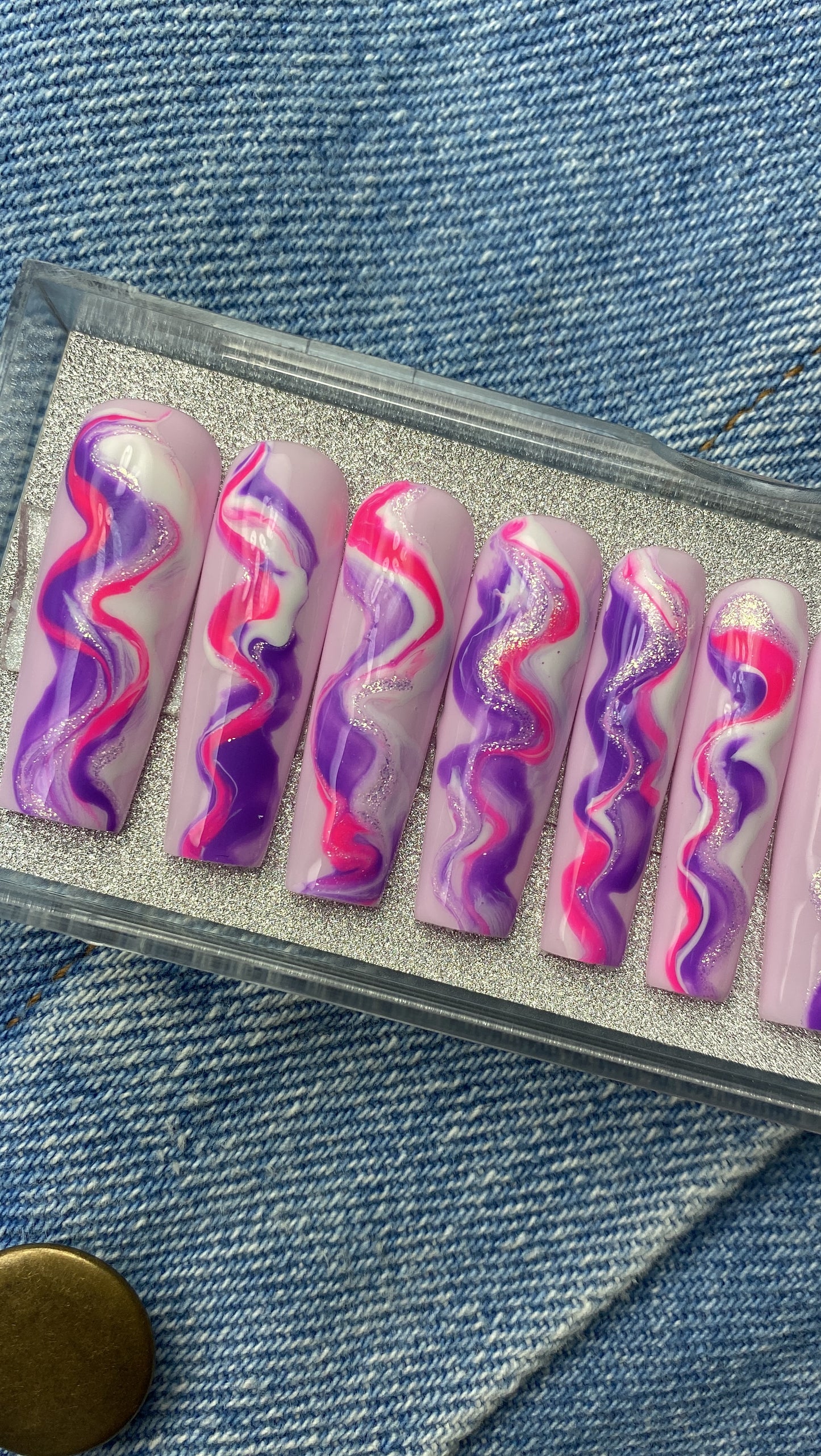 Pink & Purple Marble