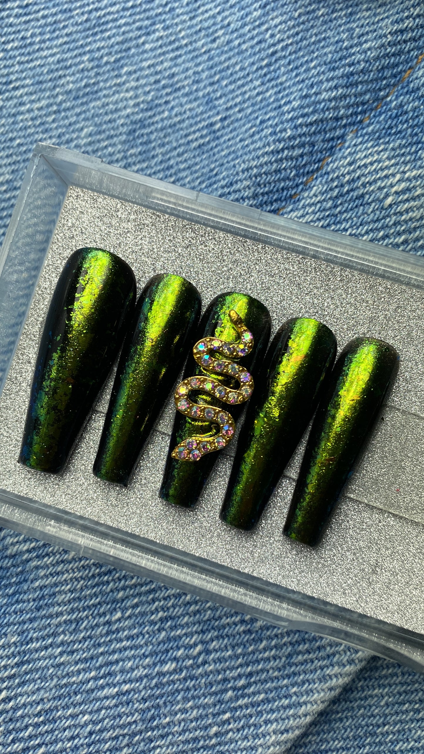 Chrome Black&Gold Snake
