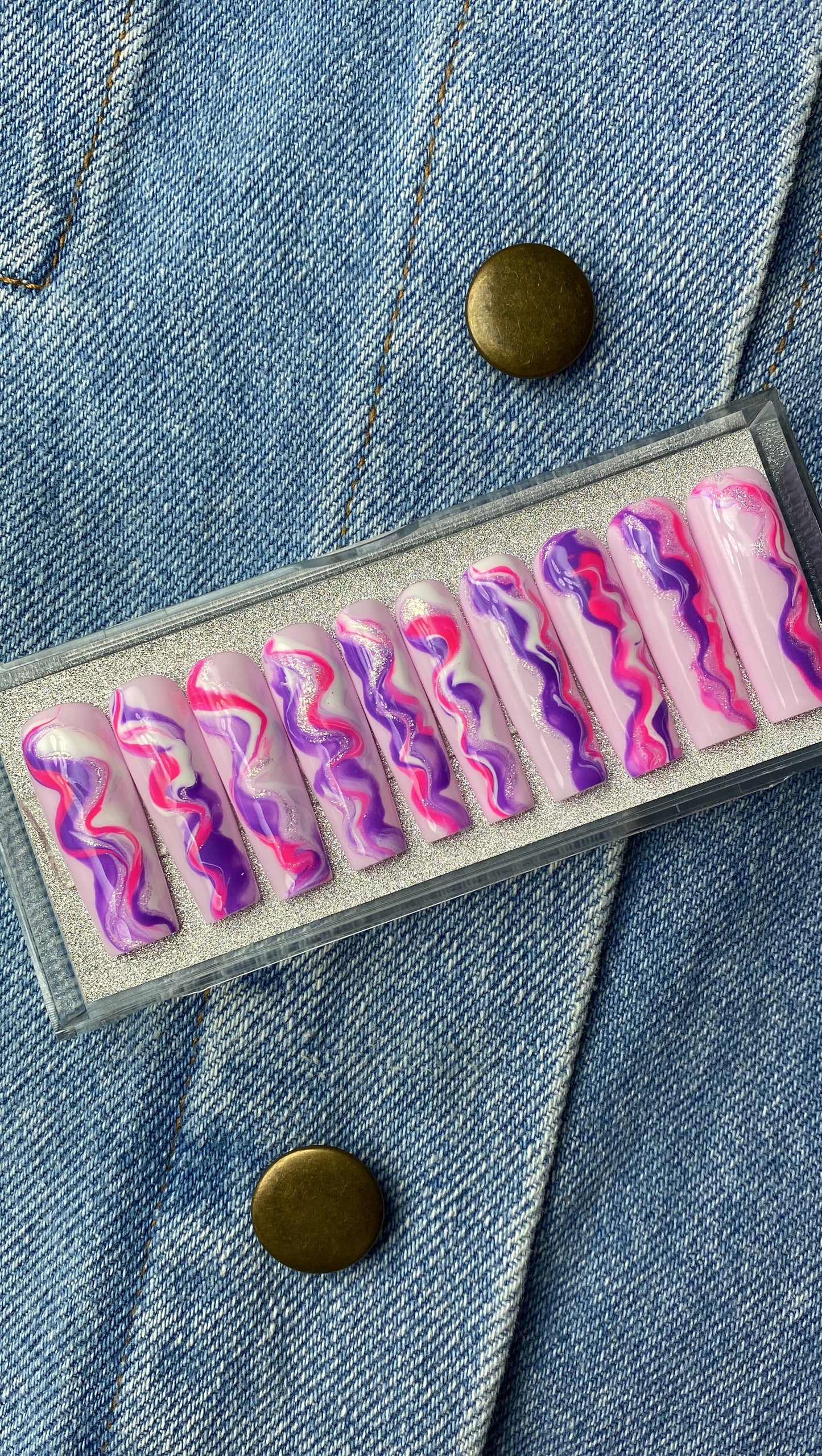 Pink & Purple Marble