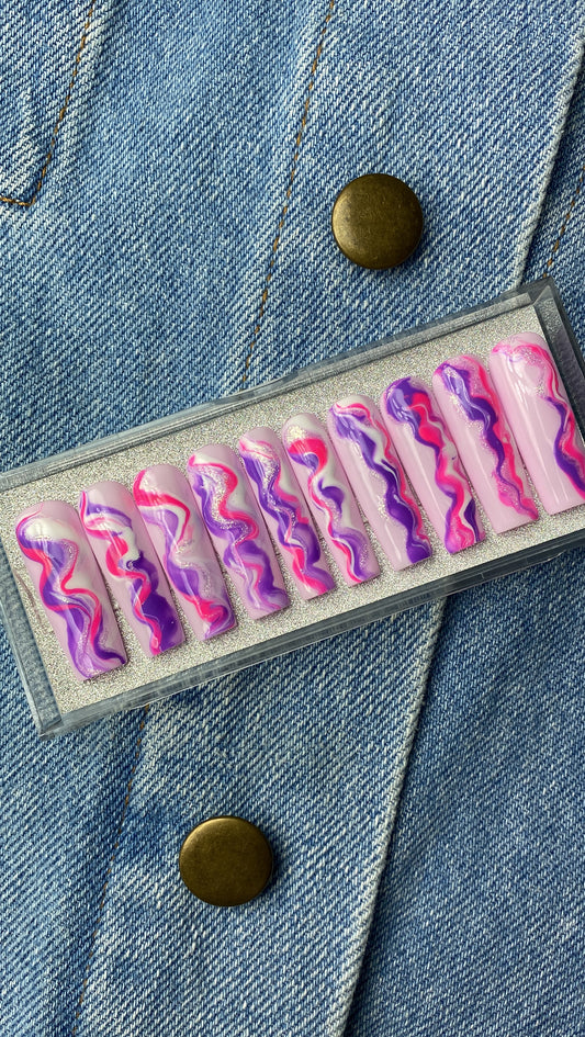 Pink & Purple Marble