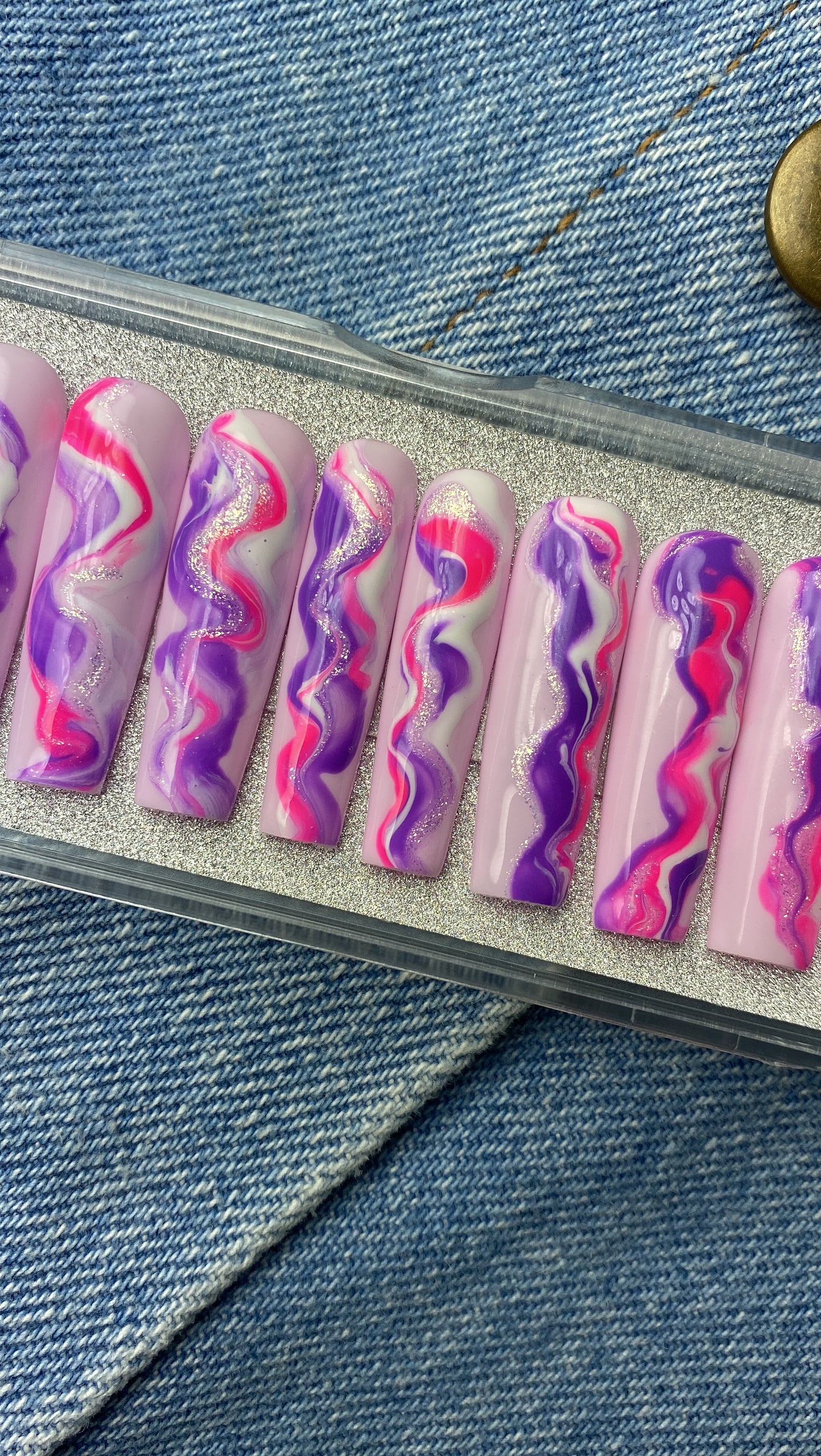 Pink & Purple Marble